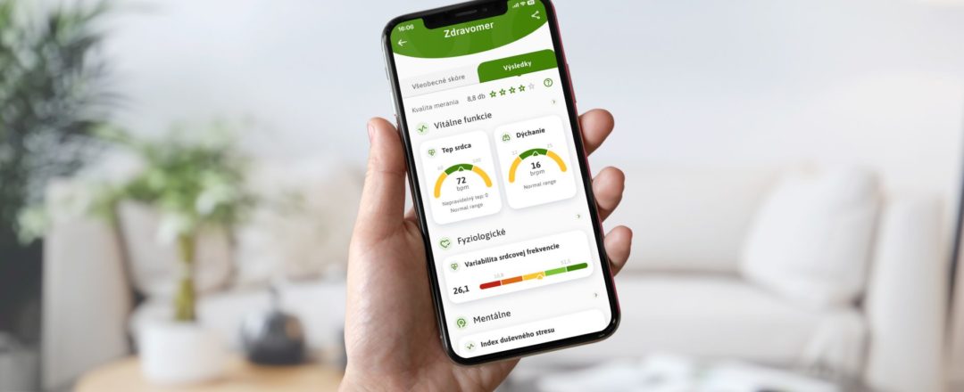 Zdravomer v mobilnej aplikácii